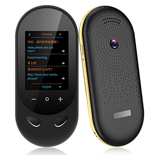 Traductor de voz T8s con transmisión de cámara, traductor bidireccional de 106 idiomas conectado a WLAN, traductor de pantalla táctil para estudiantes, madres, empresarios en el extranjero