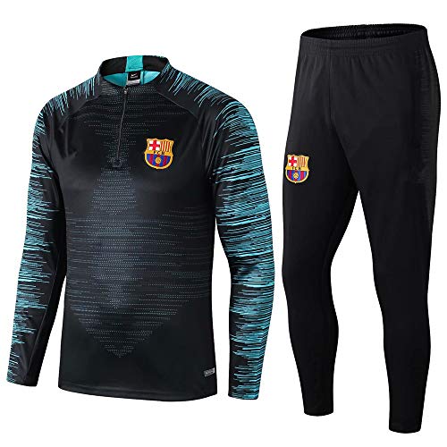 Traje de Entrenamiento de fútbol Ropa de Manga Larga Suéter para Hombre Traje de Entrenamiento de fútbol, ​​L