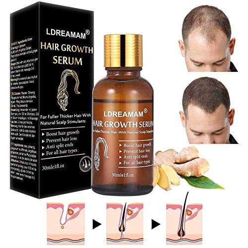 Tratamiento para el Cabello,Crecimiento del Cabello,Tratamiento Cabello,Aceite para Crecimiento del Cabello,Hair Serum,Estimula el Crecimiento Cabello para Hombres y Mujeres