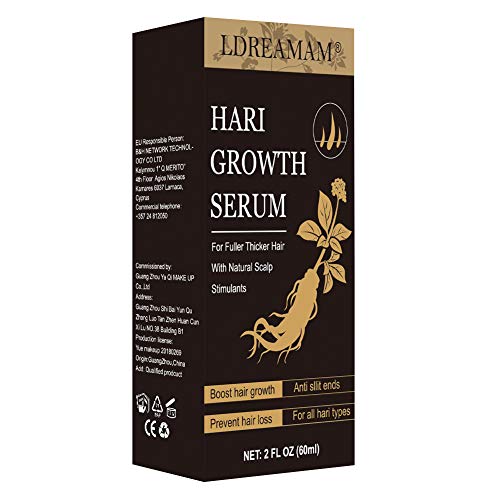 Tratamiento para el Cabello,Sérum de crecimiento del cabello,Hair Growth Serum,Sérum de Crecimiento del Cabello,promueve más cabello ticker, más completo y más rápido crecimiento