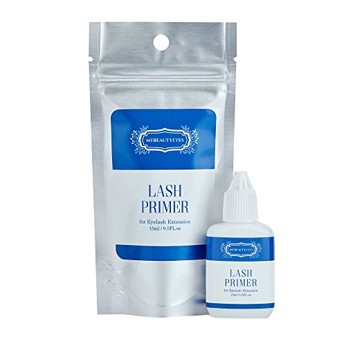 Tratamiento previo para extensión de pestañas semipermanentes Lash Primer, 15 ml, elimina fácilmente proteínas y aceites, sin aceite, para unas pestañas más largas