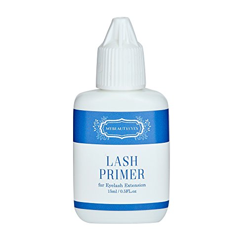 Tratamiento previo para extensión de pestañas semipermanentes Lash Primer, 15 ml, elimina fácilmente proteínas y aceites, sin aceite, para unas pestañas más largas