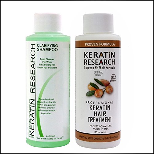 Tratamiento profesional de queratina brasileña para el cabello (tratamiento profesional para alisar y alisar el cabello (CS 120 ml + KT 120 ml) Queratina Keratina Brasilera Tratamiento