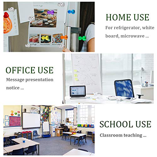 TRAYBRAY Pin Imanes 50pieza Color Fuerte magnético chinchetas imanes neodimio Push Pin Imanes imanes pequeños imanes Pizarra magnetica Caja de Almacenamiento