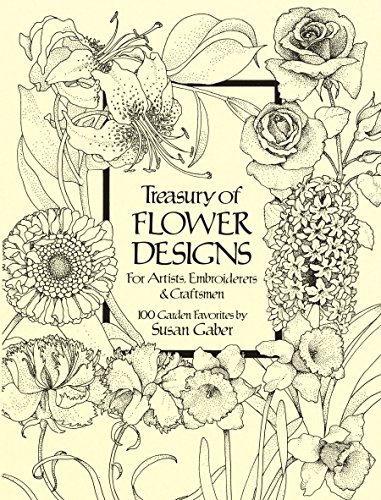 Treasury of Flower Designs for Artists, Embroiderers and Craftsmen (Dover Pictorial Archive) (English Edition)