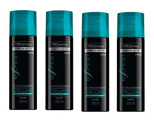 Tresemme BEAUTY-FULL volumen Touchable rebote Mousse 200 ml (Pack de 4)