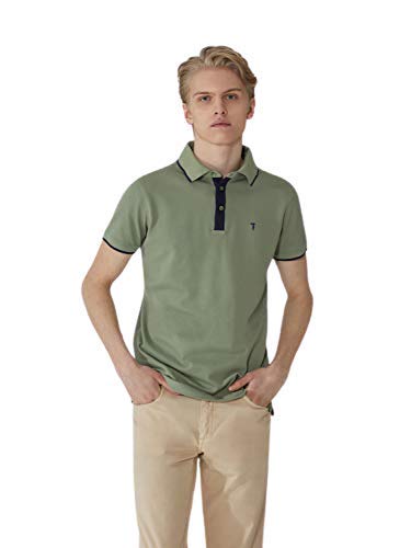 Trussardi Jeans Polo Manga Corta Regular fit Hombre Color Liso G215 3XL