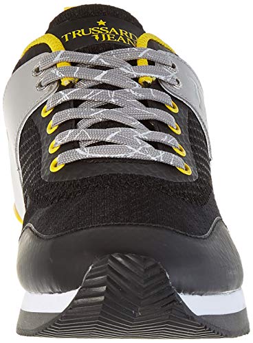 Trussardi Jeans Running PU Ultralight, Oxford Plano para Hombre, K306, 40 EU