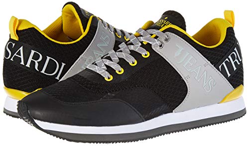 Trussardi Jeans Running PU Ultralight, Oxford Plano para Hombre, K306, 40 EU