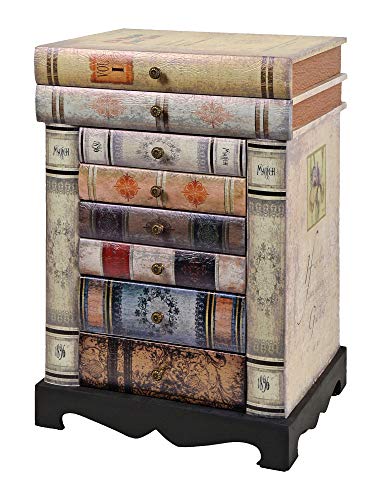 ts-ideen estantería cómoda librero estilo de vintage antiguo libros rustico con cajones