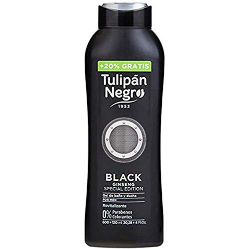 Tulipan Negro Gel T Negro 600 ML Black + 120 ML, No aplicable