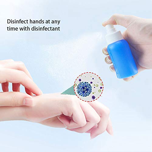 TWBEST Botella de spray de silicona,Botellas de Spray,Botella de Viaje de Silicona,Botes Spray vacios Botella de,TSA aprobó la Botella de Viaje de Silicona a Prueba de Fugas 50ML6 Piezas