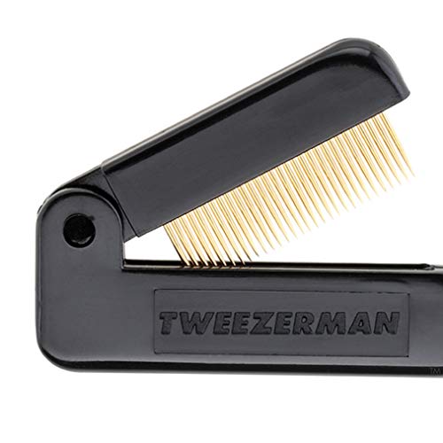 Tweezerman 1054-R - Peine de pestañas plegable, claro