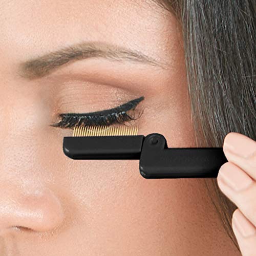 Tweezerman 1054-R - Peine de pestañas plegable, claro