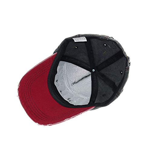 TWIFER Gorra de béisbol Hombre Mujer algodón Al Aire Libre Mezclado Impresión de Letras Verano para Vintage Marca Unisex Hip-Hop Sombrero de Sol al Aire Libre Deporte Hats Transpirable Ajustable