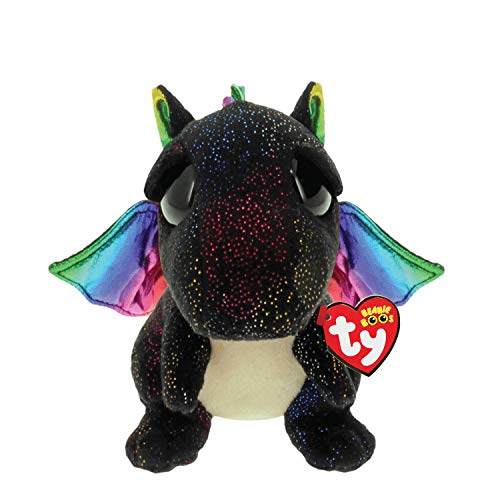 TY Anora Peluche dragón, color negro (United Labels Ibérica 36897TY) , color/modelo surtido