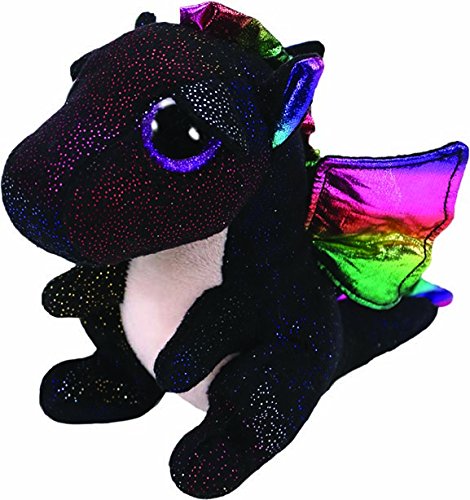 TY Anora Peluche dragón, color negro (United Labels Ibérica 36897TY) , color/modelo surtido