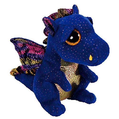 TY- Beanie Boo's Saffire, dragón, Color azul, 15 cm (United Labels Ibérica 36879TY) , color/modelo surtido