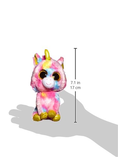 TY - Fantasía, peluche unicornio, 15 cm, color multicolor (36158TY)