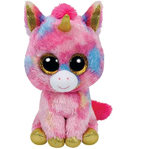 TY - Fantasía, peluche unicornio, 15 cm, color multicolor (36158TY)