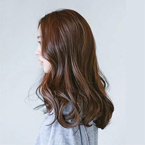 TYV Elegante Conjunto de Pelo Rizado Medio-Largo, Panal de Abeja para Mujer Transpirable, d'Dover, Saludable e insípido