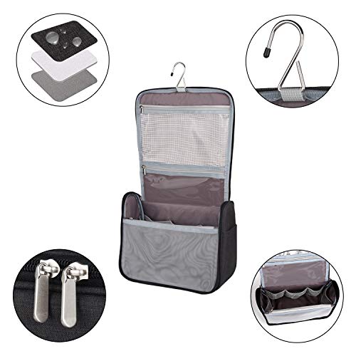 UBAYEE Grande Bolsa Aseo Colgante de Viaje para Hombre y Mujer - Negro