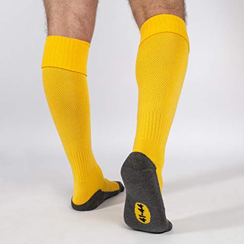 Uhlsport Team Pro Essential Calcetines, Hombre, Multicolor (Cornyellow /grey sole), Size:33-36
