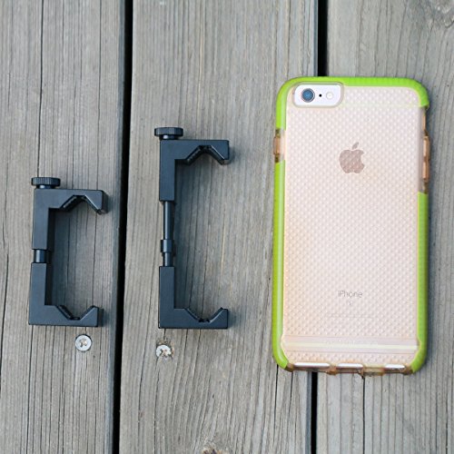 Ulanzi - Soporte de trípode para teléfono inteligente de metal de aluminio para iPhone 7 y iPhone 7 Plus Sumsang Android Smartphones - Negro