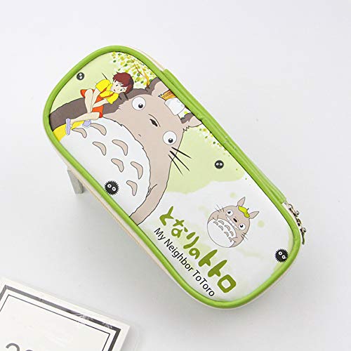 ulofpc Lindo Estilo de Dibujos Animados Mi Vecino Totoro Bolso de la Lápiz Estuche de Lápiz Cosmético Maquillaje Bolsa Bolsa Papelería Escritura Oficina Material Escolar Porta cartera