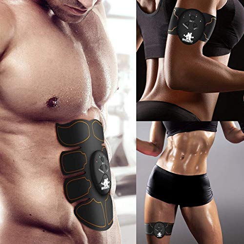 【ÚLTIMA VERSIÓN 2020】 Smart Fitness™ Electroestimulador Muscular Abdominal, Tonificador Abdomen, Electroestimulacion Abdominales, Estimulador Completo, Six Pack
