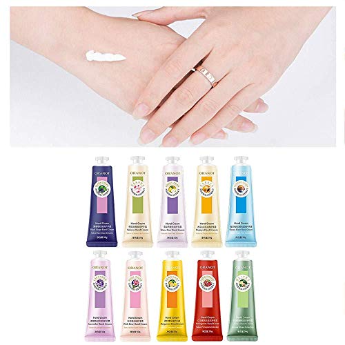 Último Estilo 10 Pack De Extracto De Frutas, Fragancia, Crema Para Manos, Crema Hidratante Para El Cuidado De Las Manos, Juego De Regalo De Viaje Con Manteca De Karité Para Hombres Y Mujeres, 30 Ml