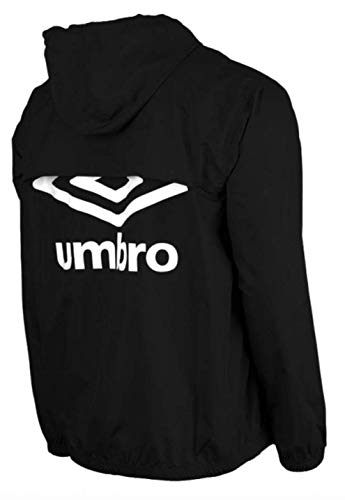 Umbro Cagoule Chaqueta, Negro, Blanco, L Unisex Adulto