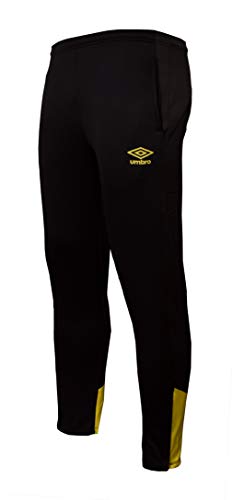 UMBRO Core Training Tapered Pant Pantalones Largos, Hombre, Negro, L