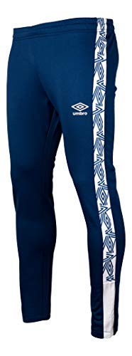 UMBRO Eyre Logo Pant Pantalón De Entrenamiento, Niños, Azul, 14/158