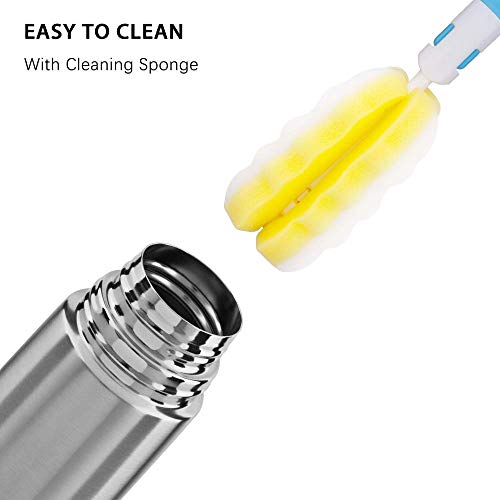 UMI. by Amazon - Termo Cafe, 500ml, Frasco de Vacío de Acero Inoxidable, Sin BPA, para Niños, Colegio, Oficina, Viajes, Aire Libre