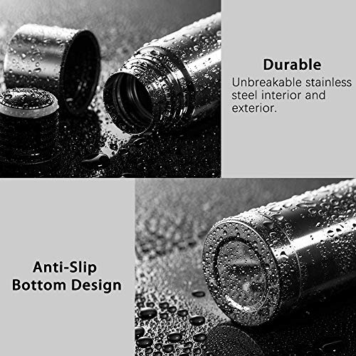 UMI. by Amazon - Termo Cafe, 500ml, Frasco de Vacío de Acero Inoxidable, Sin BPA, para Niños, Colegio, Oficina, Viajes, Aire Libre