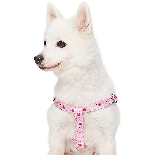 UMI. Essential Made Well - Arnés para Perros con Estampado de Flores S, Contorno del Pecho 42-54 cm, arneses Ajustables para Perros (Rosa)
