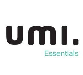 UMI Essentials: Pack 2 Almohadas de Plumas de Ganso Blanco en Percal de Algodón 100%. Almohada Natural de Calidad hotelera, Hinchable y Suave (48 x 74 cm, firmeza Mediana)