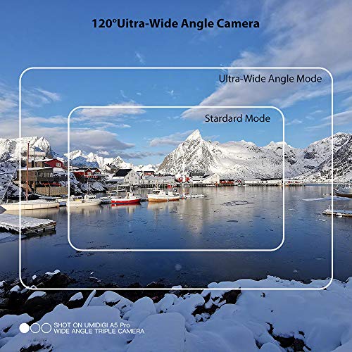 UMIDIGI A5 Pro Smartphone Libres Teléfono Inteligente Dual SIM 2 + 1 Ranuras para Tarjetas 6.3" FHD + 4GB RAM 32GB ROM Teléfono móvil 16MP + 8MP + 5MP Cámara 4150mAh Batería Android 9 Pie [Azul]