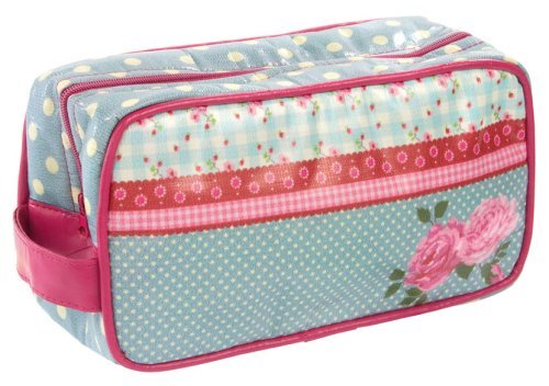 Unbekannt Neceser Bolso de Cosmeticos Maquillaje de Tela Roses de Wendekreis Berlin