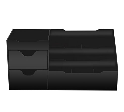 Uncluttered Designs Organizador de Maquillaje con Gavetas (Negro)