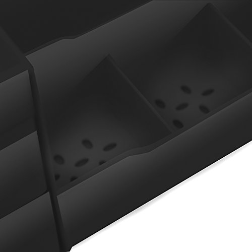 Uncluttered Designs Organizador de Maquillaje con Gavetas (Negro)