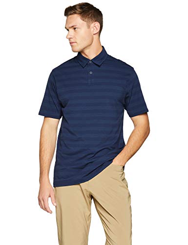 Under Armour CC Scramble Stripe Polo, Hombre, Azul, XL