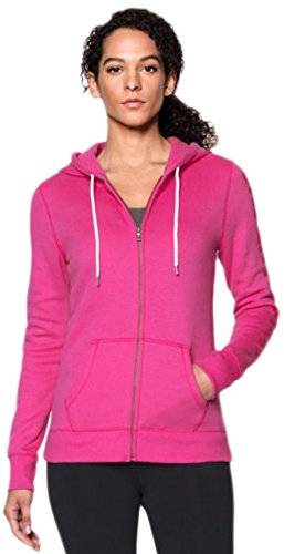 Under Armour Women's Storm Rival Cotton Full Zip Hoodie X-Small Rebel Pink-652
