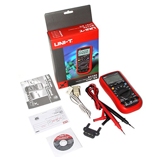UNI-T UT61E 22000 Condes Multímetro Digital de Precisión Multiprobador AC/DC Voltaje, Corriente, Resistencia, Capacitancia Tester con RS232C Cable(Rango Automática)