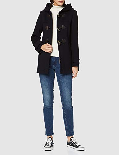 United Colors of Benetton Basico 3 Woman Abrigo, Azul (BLU Navy 016), 40 (Talla del Fabricante: 44) para Mujer