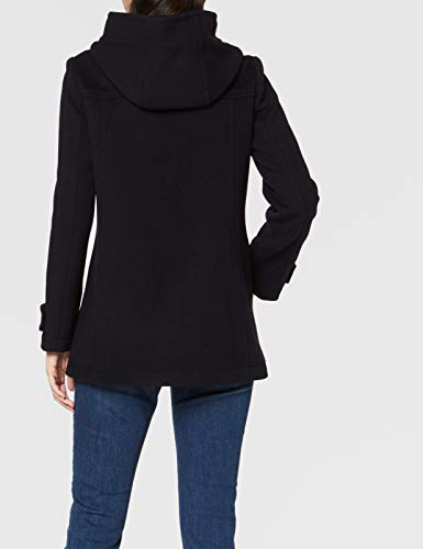 United Colors of Benetton Basico 3 Woman Abrigo, Azul (BLU Navy 016), 40 (Talla del Fabricante: 44) para Mujer