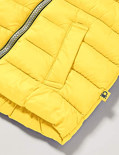 United Colors of Benetton Giubbotto Abrigo, Amarillo (Dandelion 3n7), 86/92 (Talla del Fabricante: 2Y) para Bebés