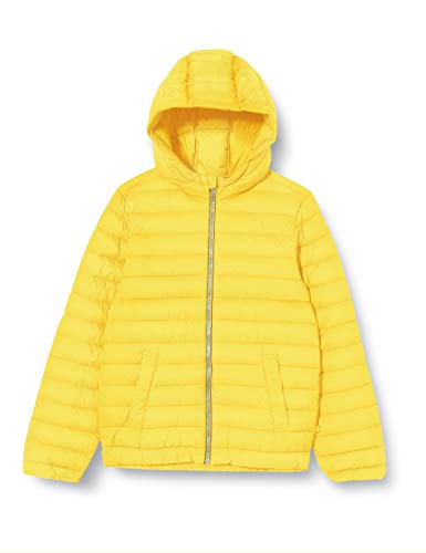 United Colors of Benetton Giubbotto Abrigo, Amarillo (Dandelion 3n7), 86/92 (Talla del Fabricante: 2Y) para Bebés