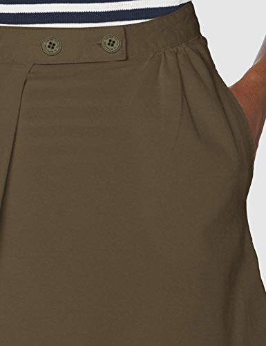 United Colors of Benetton Gonna Falda, Verde (Verde Militare 95a), 34 (Talla del Fabricante: 38) para Mujer